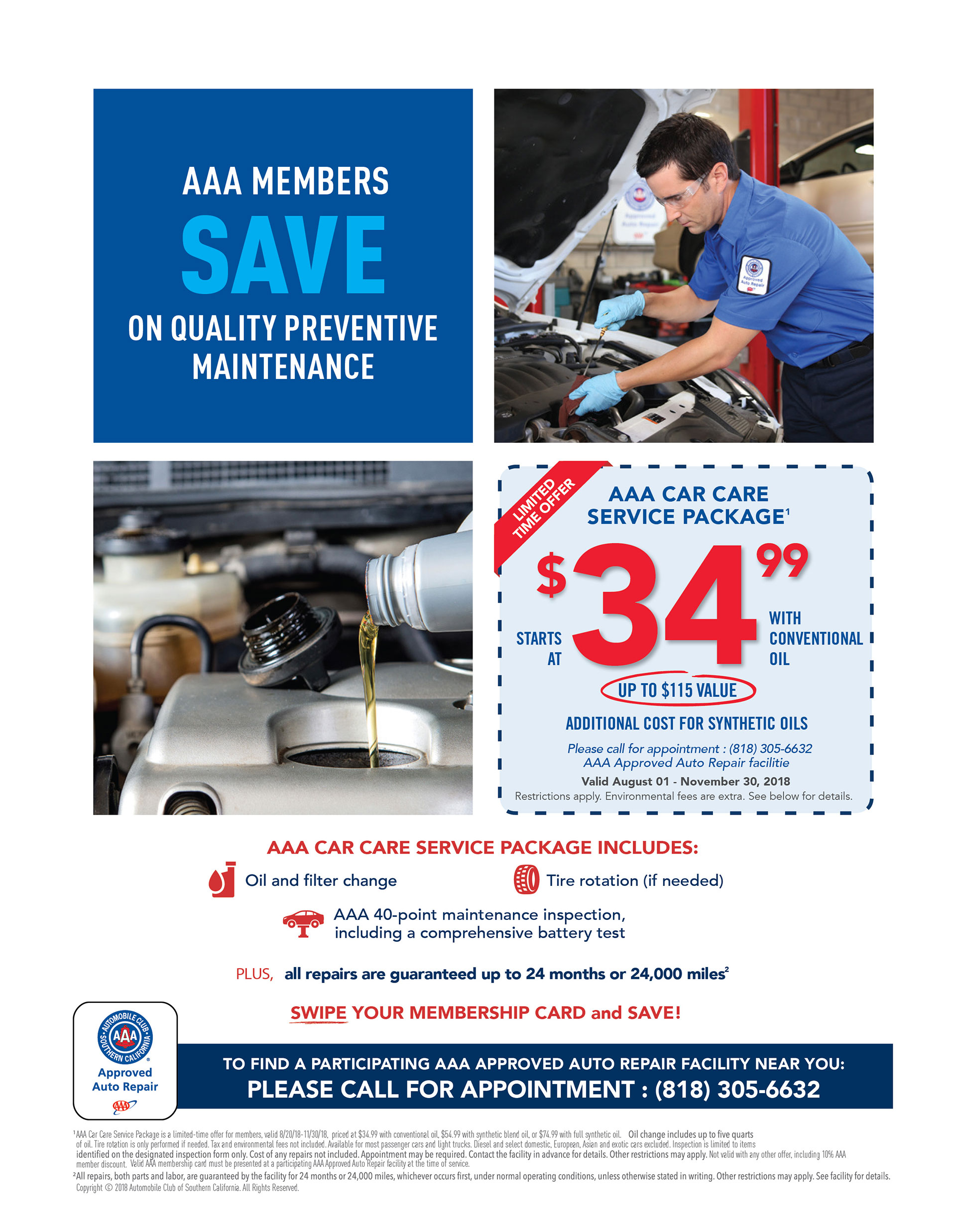 AAA Members Save on Quality Preventive Maintenance