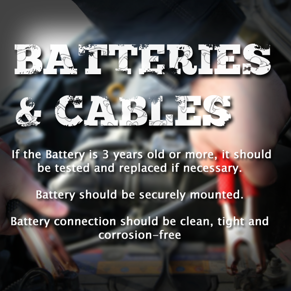 What to know about your Batteries and Cables